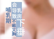 哺乳期不戴文胸会导致乳房下垂